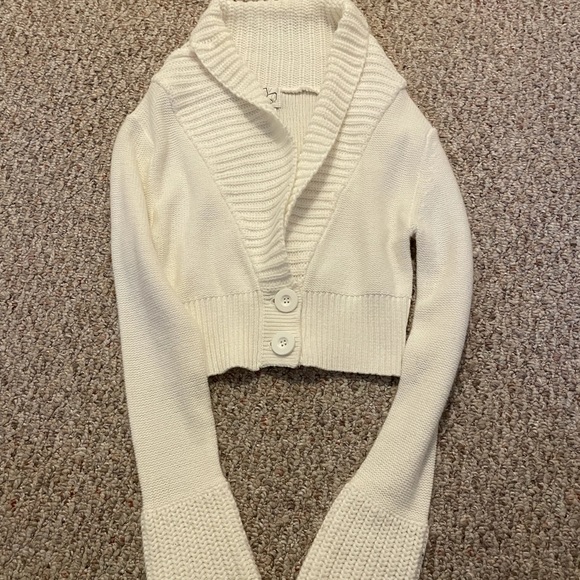 Juniors | Sweaters | Cropped Cream 